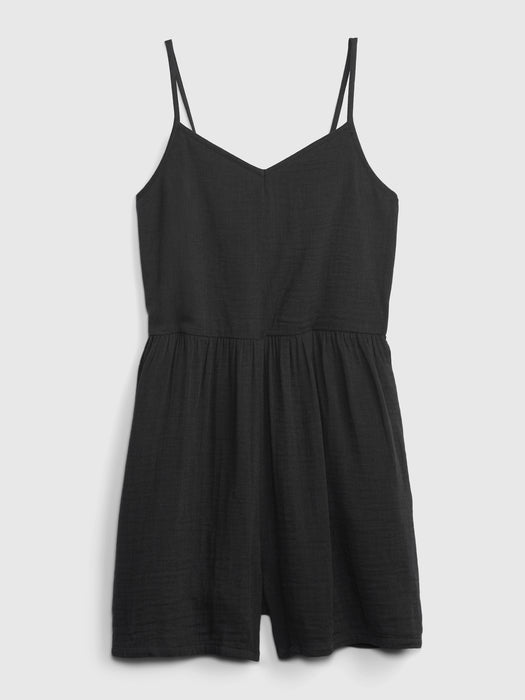 Teen Crinkle Gauze Romper
