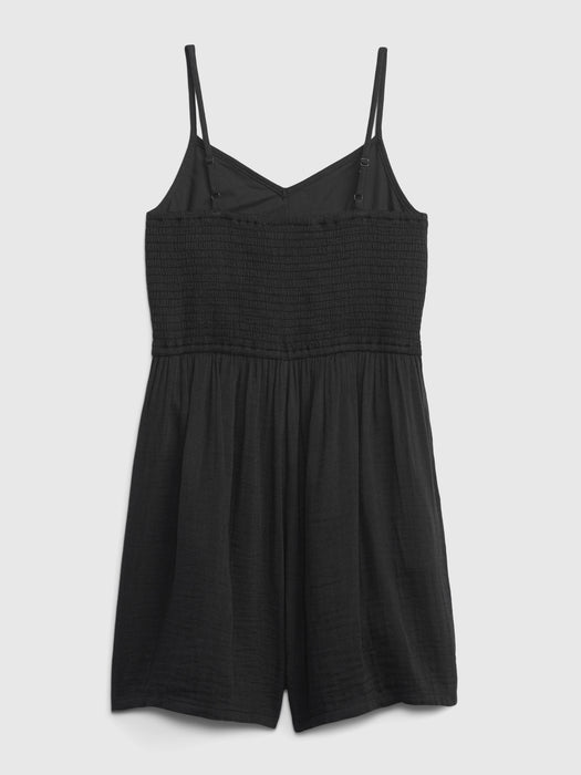 Teen Crinkle Gauze Romper