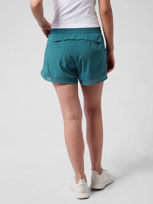 Mesh Racer Run Short 4&#34