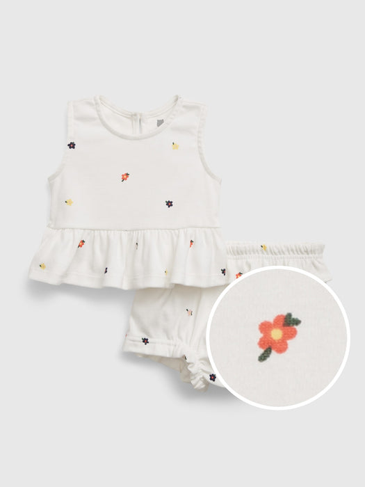 Baby Ruffled Two-Piece Outfit Set