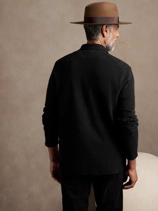 Milano Cotton Sweater Blazer