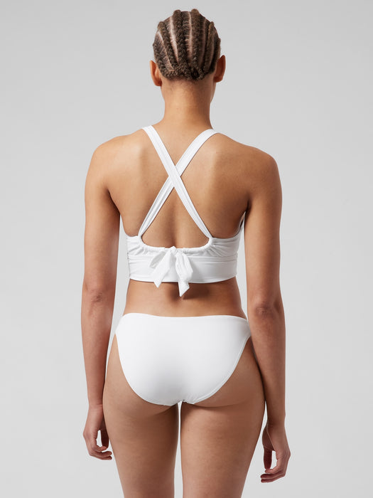 Longline Plunge Bikini Top A&#45C