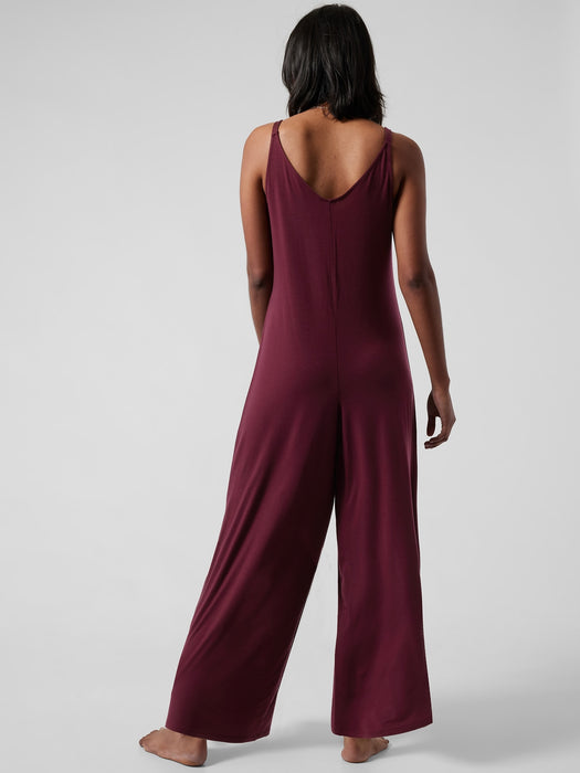 Nighttime Bliss Sleep V Neck Romper