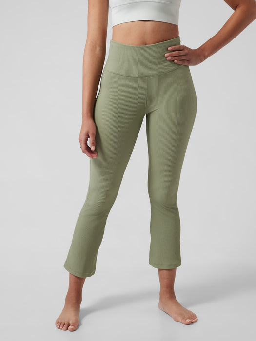 Elation Rib Crop Flare