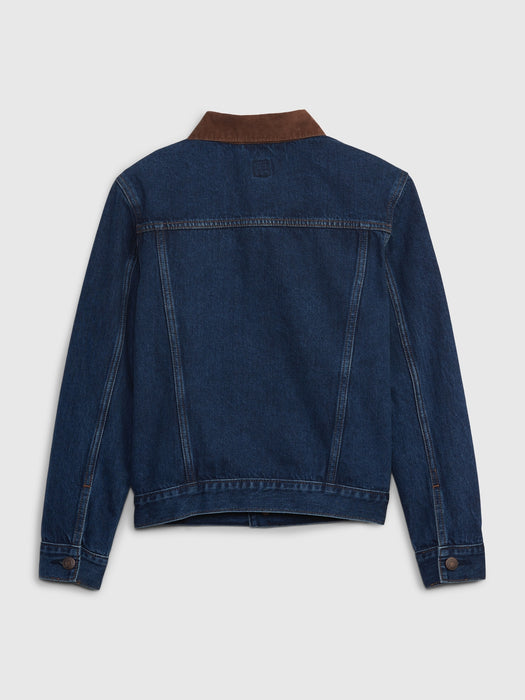 Kids Denim Icon Jacket with Washwell