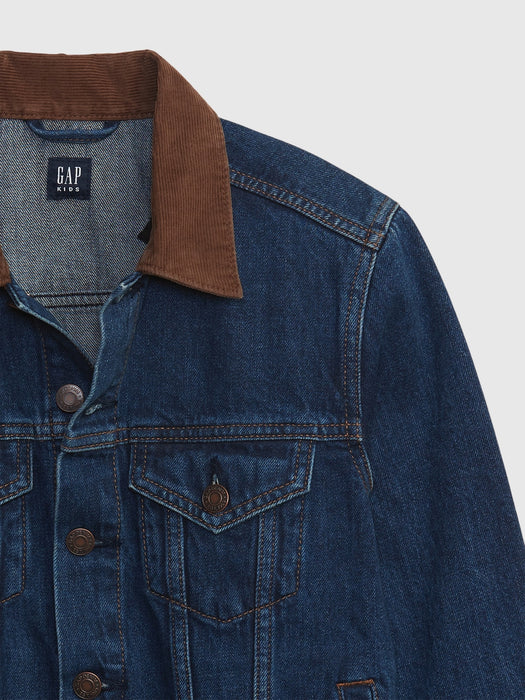 Kids Denim Icon Jacket with Washwell