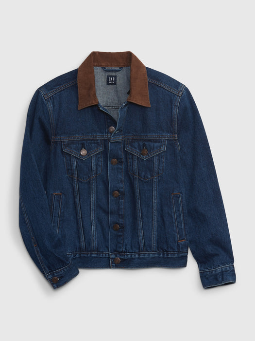 Kids Denim Icon Jacket with Washwell