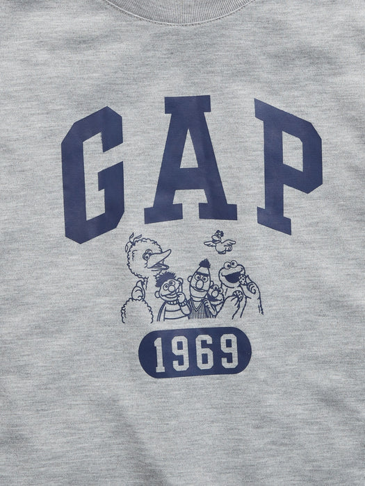 GapKids &#124 Sesame Street 100% Recycled Gap Logo PJ Set
