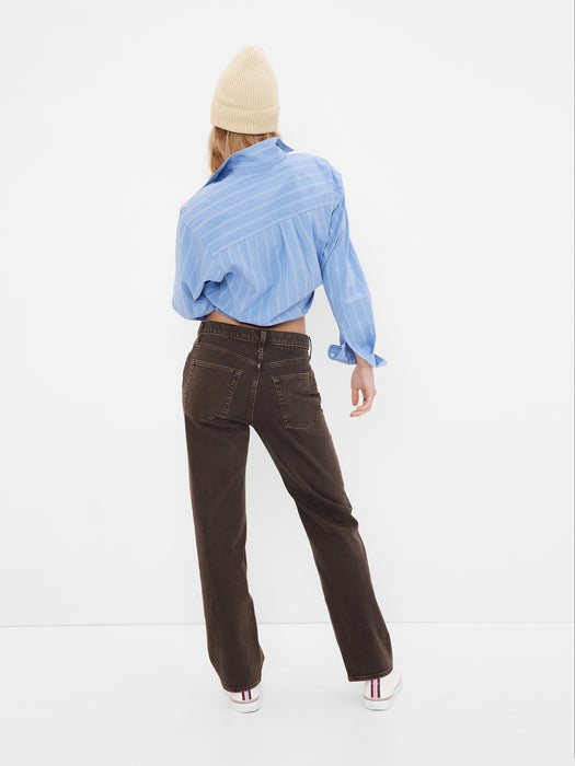 Mid Rise '90s Loose Jeans with Washwell