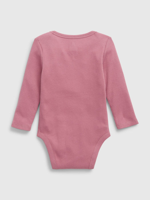 Baby Organic Cotton Rib Bodysuit (3-Pack)