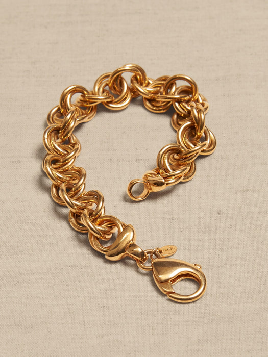 Ravena Link Bracelet | Aureus + Argent
