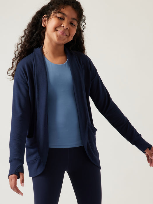 Athleta Girl Wrap &#39N Roll Sweatshirt 2.0