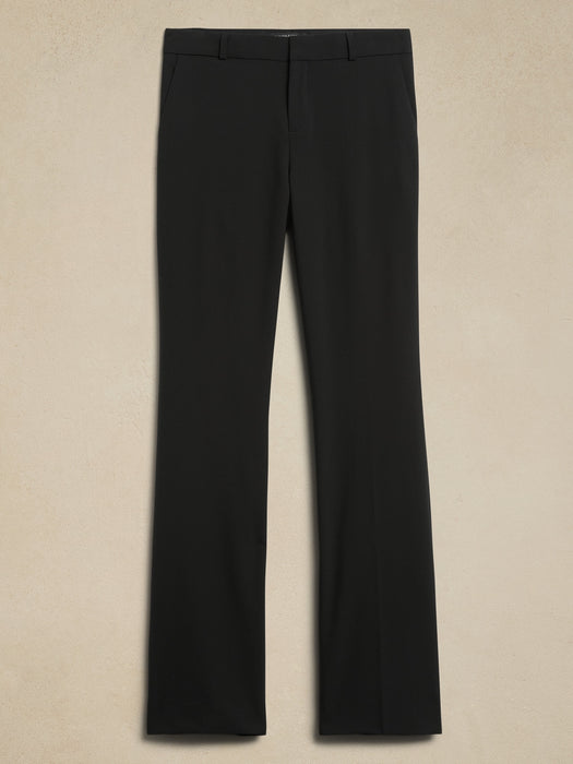Logan Bootcut-Straight Wool-Blend Pant