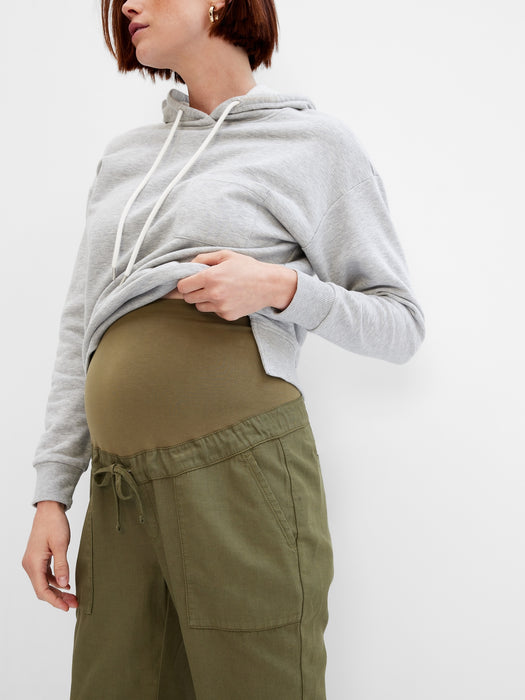 Maternity TENCEL&#153 Full Panel Utility Joggers