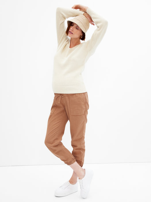Maternity TENCEL&#153 Full Panel Utility Joggers