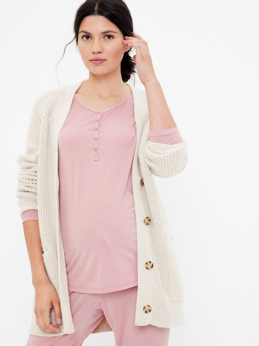 Maternity Modal Henley PJ Set