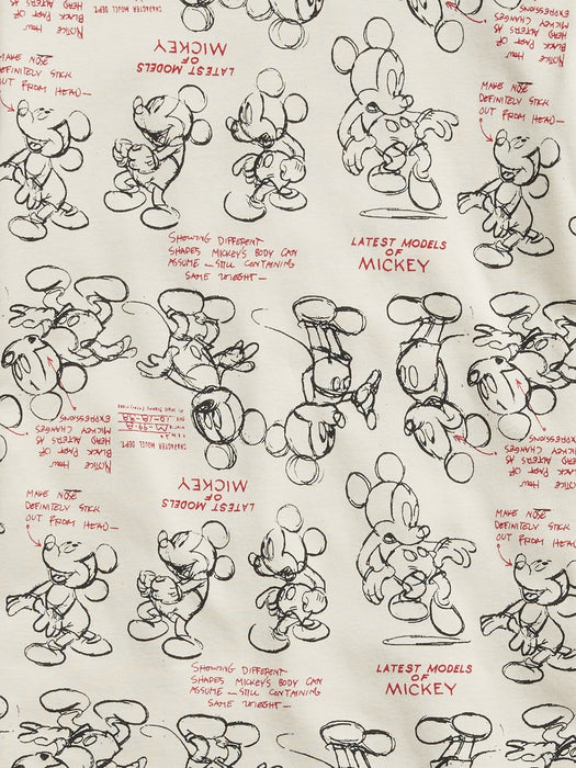 GapKids &#124 Disney 100% Organic Cotton Mickey Mouse Sketch PJ Set