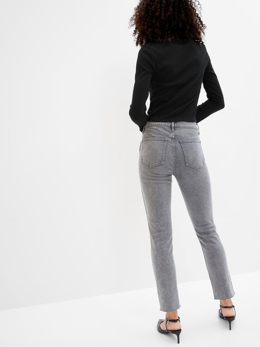 Mid Rise Vintage Slim Jeans with Washwell