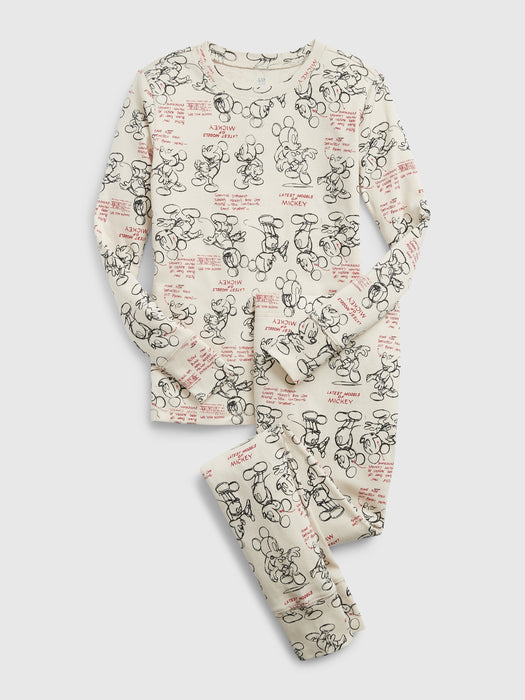 GapKids &#124 Disney 100% Organic Cotton Mickey Mouse Sketch PJ Set