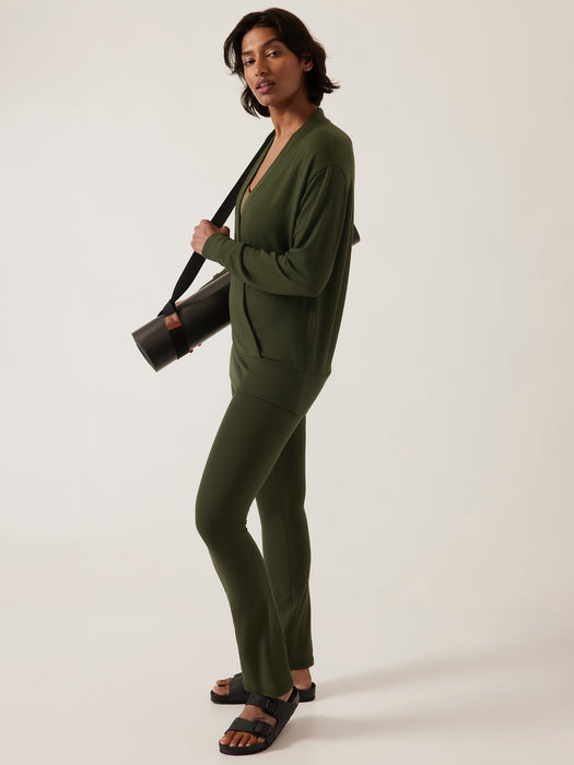 Purana V&#45Neck Wrap Sweatshirt