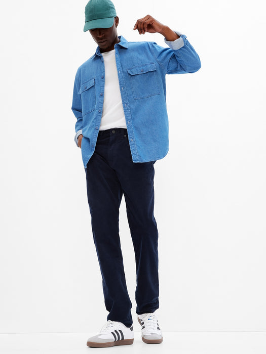 Slim Corduroy Pants in GapFlex with Washwell