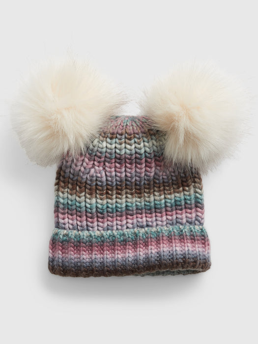 Toddler Double Pom Beanie