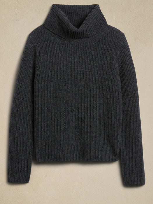 Chiara Cashmere Turtleneck Sweater