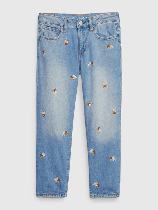 Kids Girlfriend Jeans with Washwell