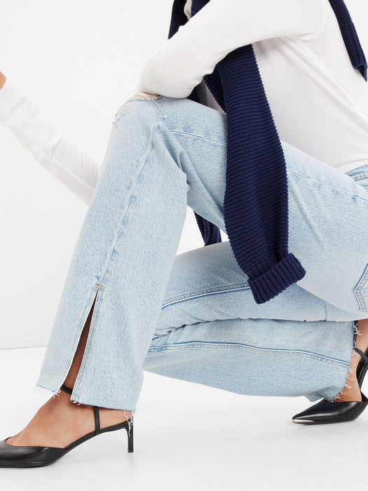 Mid Rise Organic Cotton '90s Loose Jeans with Washwell