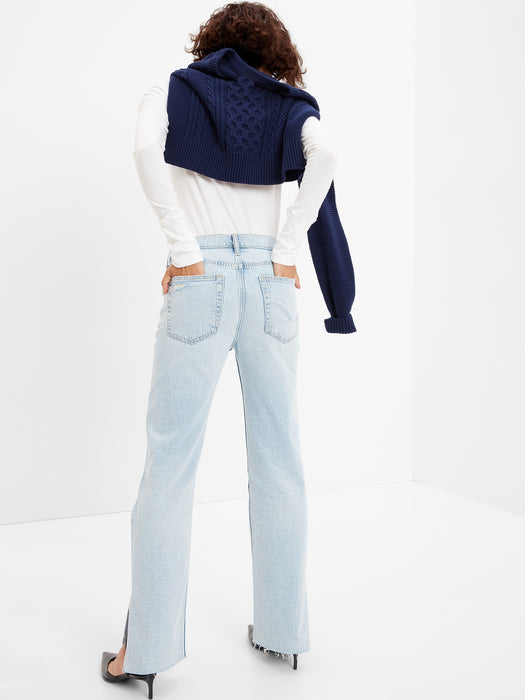 Mid Rise Organic Cotton '90s Loose Jeans with Washwell