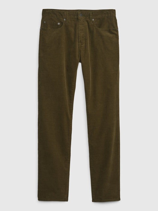 Slim Corduroy Pants in GapFlex with Washwell