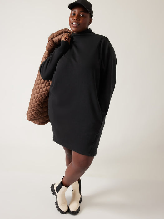 Cozy Karma Mock Neck Dress