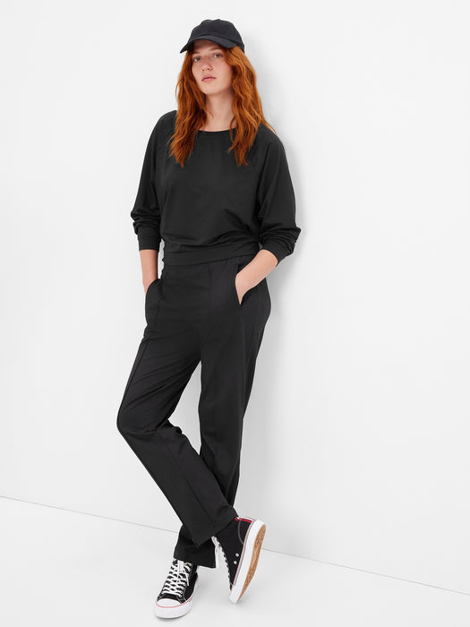 GapFit Brushed Jersey Tapered Pants