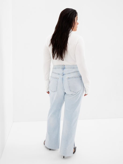 Mid Rise Organic Cotton '90s Loose Jeans with Washwell