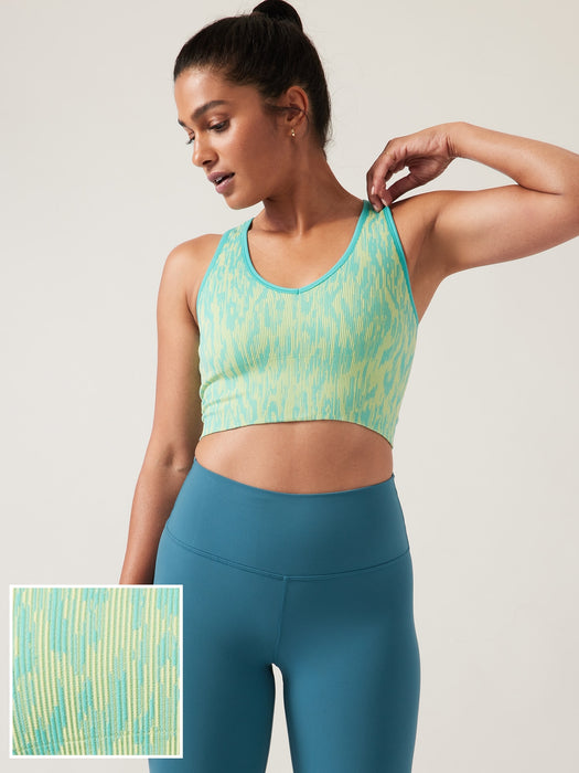 Aurora Seamless Crop Rib Tank