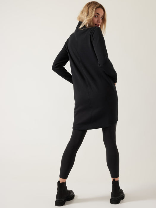 Cozy Karma Mock Neck Dress