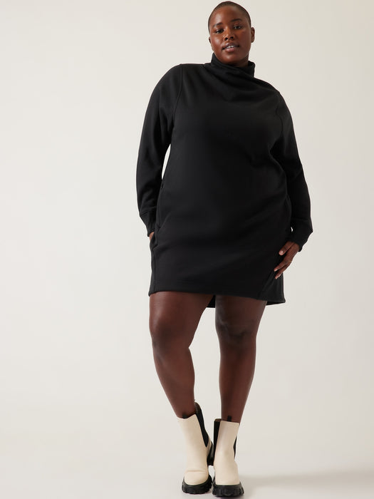 Cozy Karma Mock Neck Dress