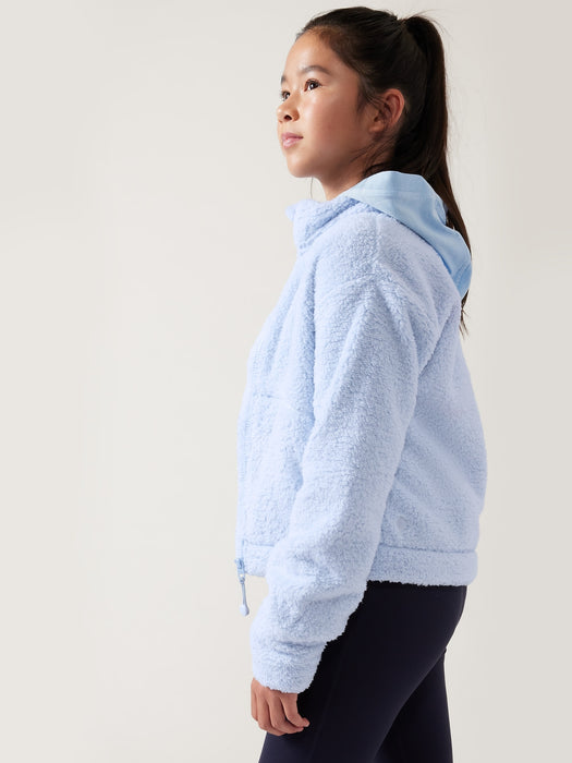 Athleta Girl So Toasty Tugga Sherpa Jacket