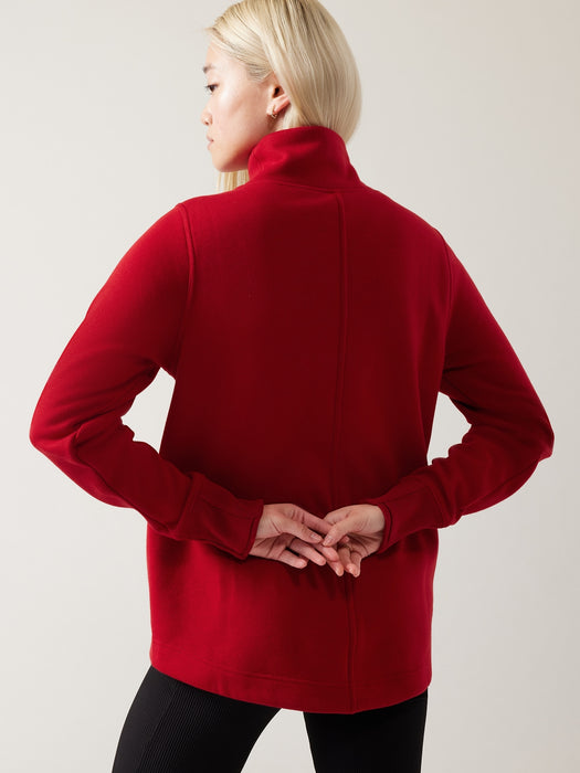 Cozy Karma Twist Neck Sweatshirt