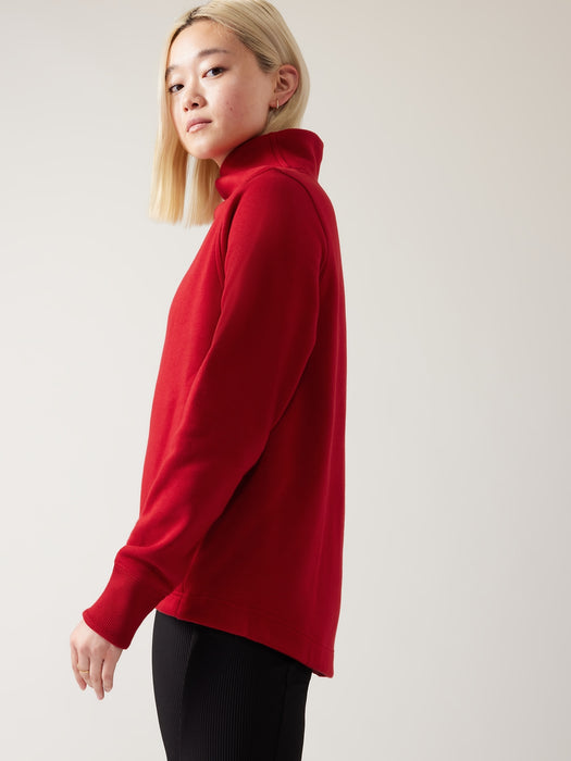 Cozy Karma Twist Neck Sweatshirt