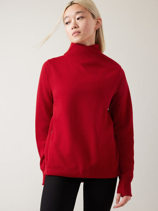 Cozy Karma Twist Neck Sweatshirt