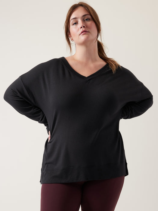 Coaster Luxe V&#45Neck Sweatshirt