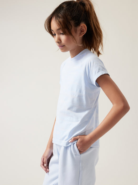 Athleta Girl Camo Power Up Tee