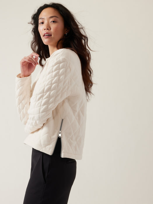 Retroplush Quilted Crewneck Sweatshirt