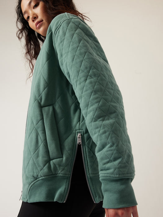 Retroplush Bomber Jacket