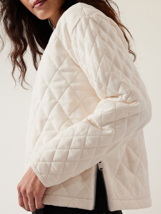 Retroplush Quilted Crewneck Sweatshirt