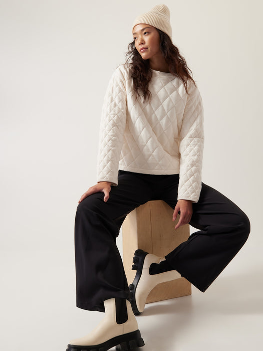 Retroplush Quilted Crewneck Sweatshirt