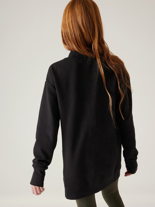 Athleta Girl RetroActive Half Zip