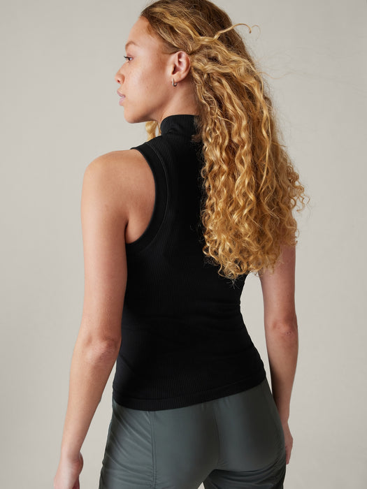 Renew Seamless Mock Neck Tank