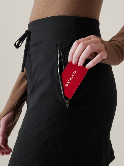 Trekkie Mid Rise Skort